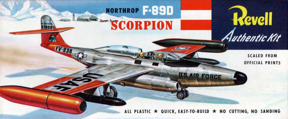 Coffret Maquette Avion Y.M.C. Japan – Northrop F89D, Bois, Années 1950, Occasion